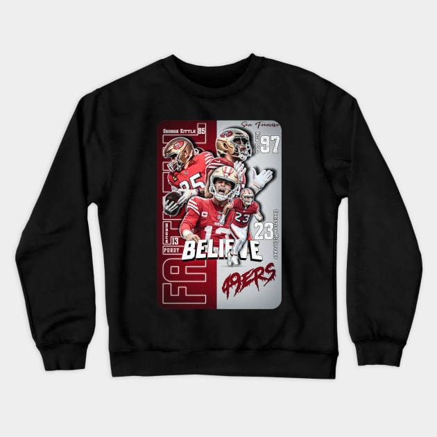 49ers Football Crewneck Sweatshirt by NFLapparel